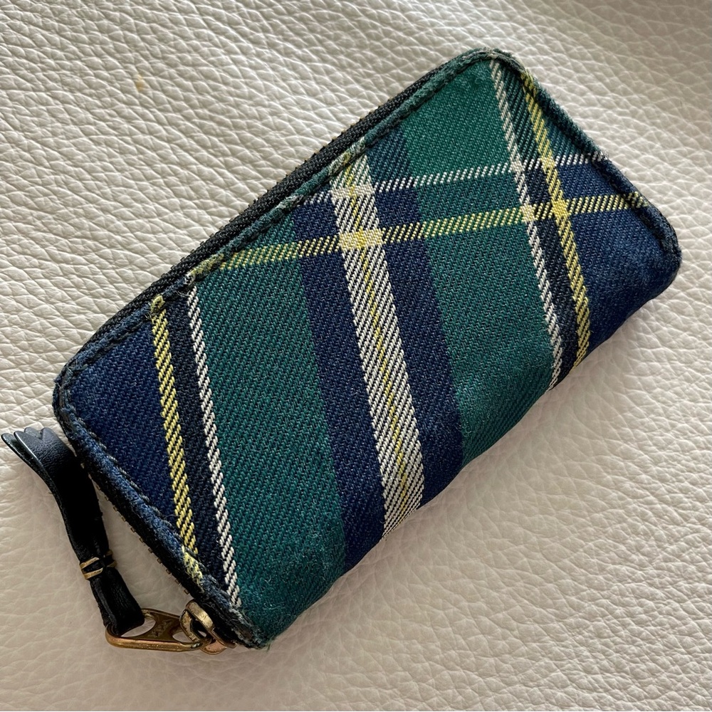 Comme des Garçon Tartan Coin Card Wallet